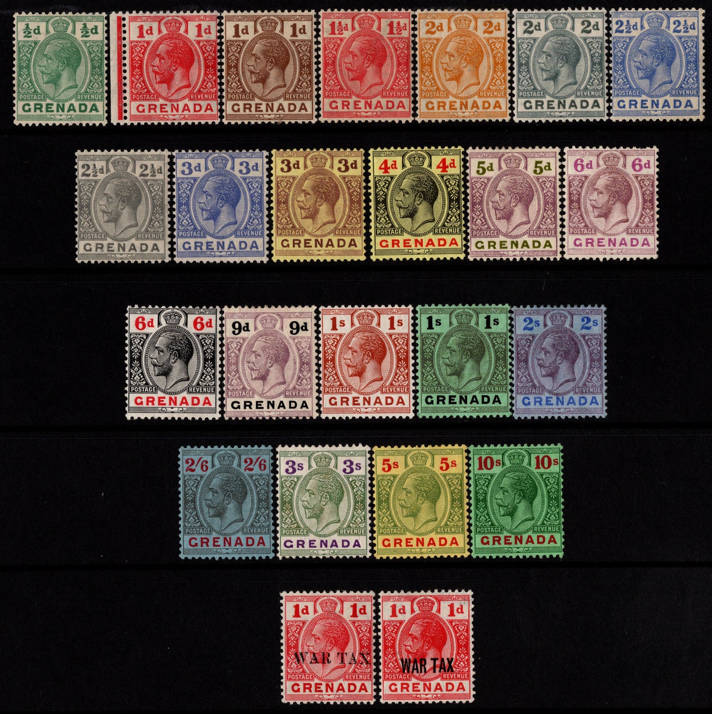 Grenada KGV Mint Set