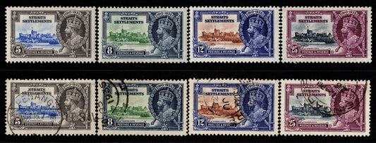 Malaya Straits Settlements 1935 Silver Jubilee Sets