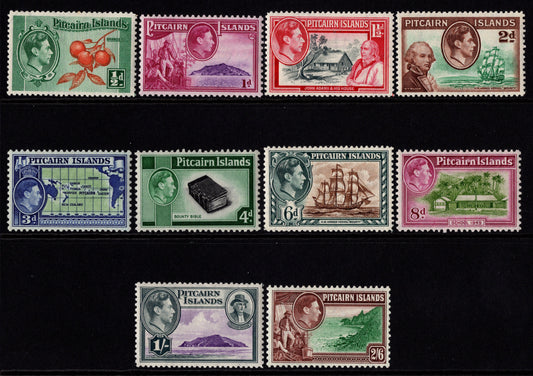 Pitcairn Islands KGV1 Era  Mint Set