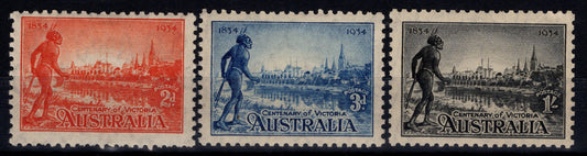 Australia Predecimal 1934 Vic Centenary Set