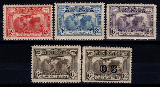 Australia Predecimal Kingsford Smith 1931 Set