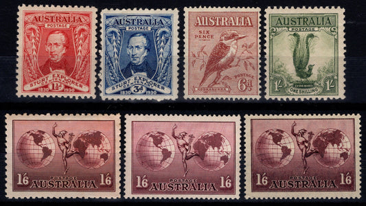 Australia 1930's Mint Commemoratives