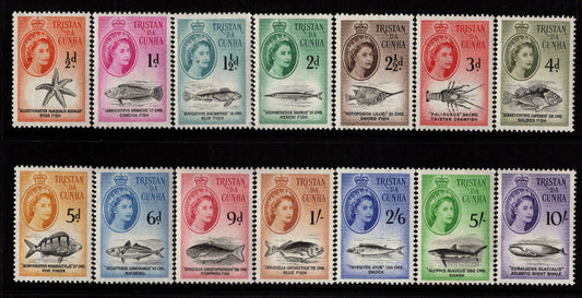 Tristan Da Cunha QE2 Fishes Set