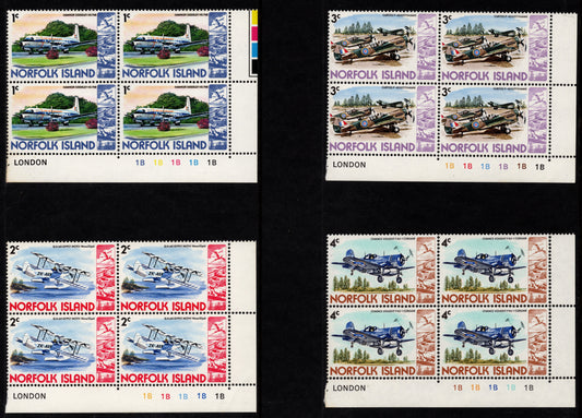 Norfolk Island  Set in Blocks of 4